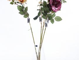 Одиночная роза распущенная Н=67 см